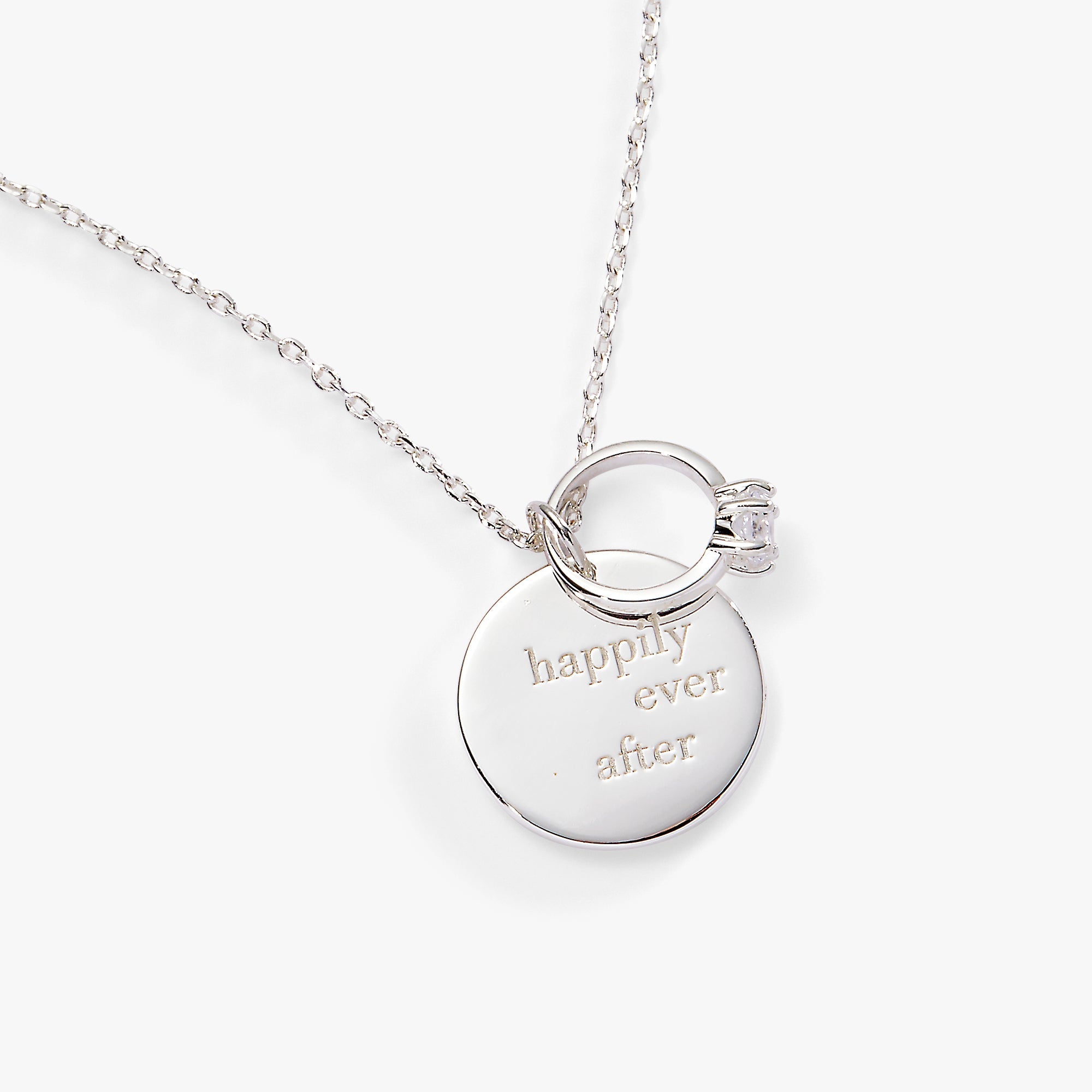 “Happily Ever After” Duo Charm Pendant Necklace - Aaria Tees Aaria Tees