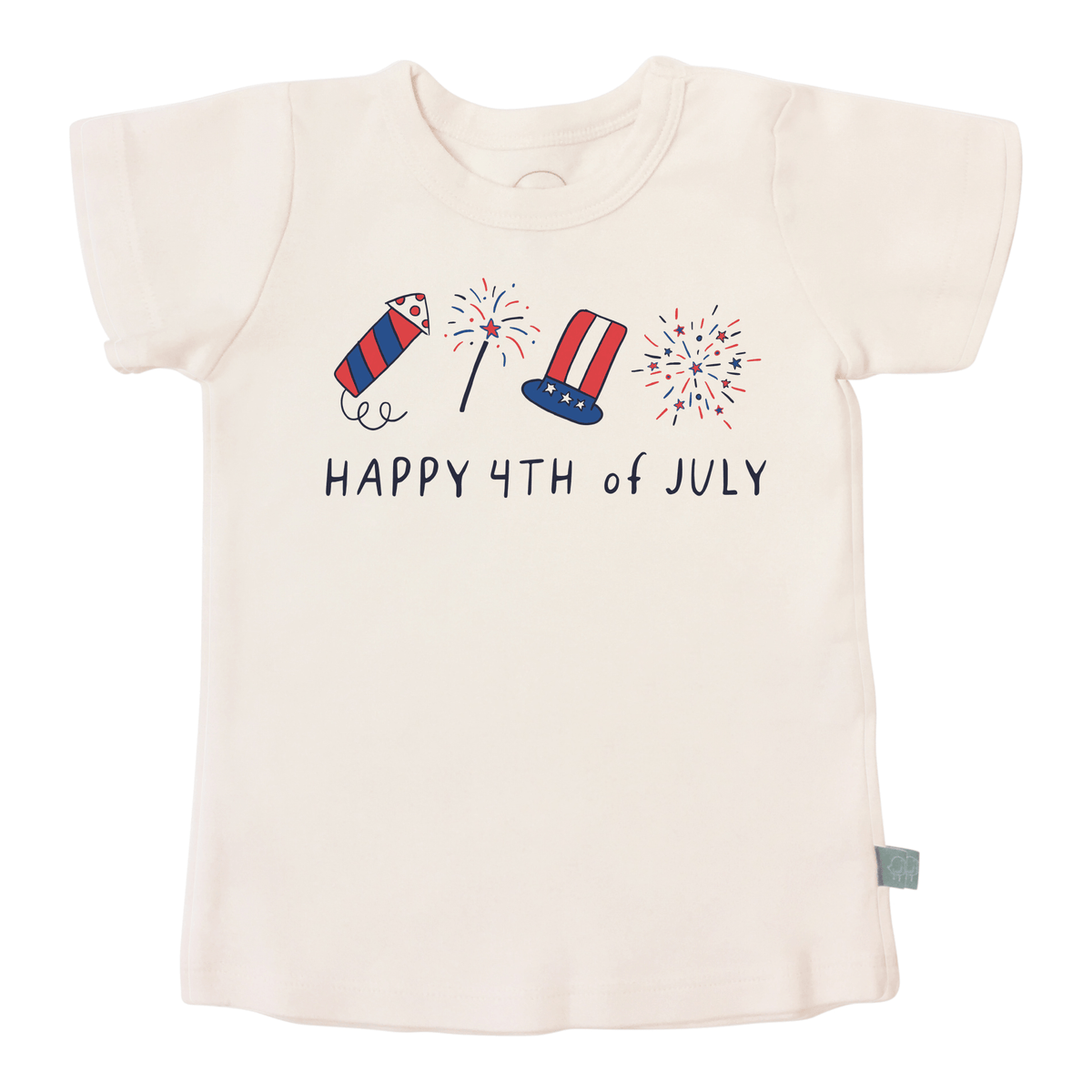 graphic tee | happy 4th of july rocket - Aaria Tees