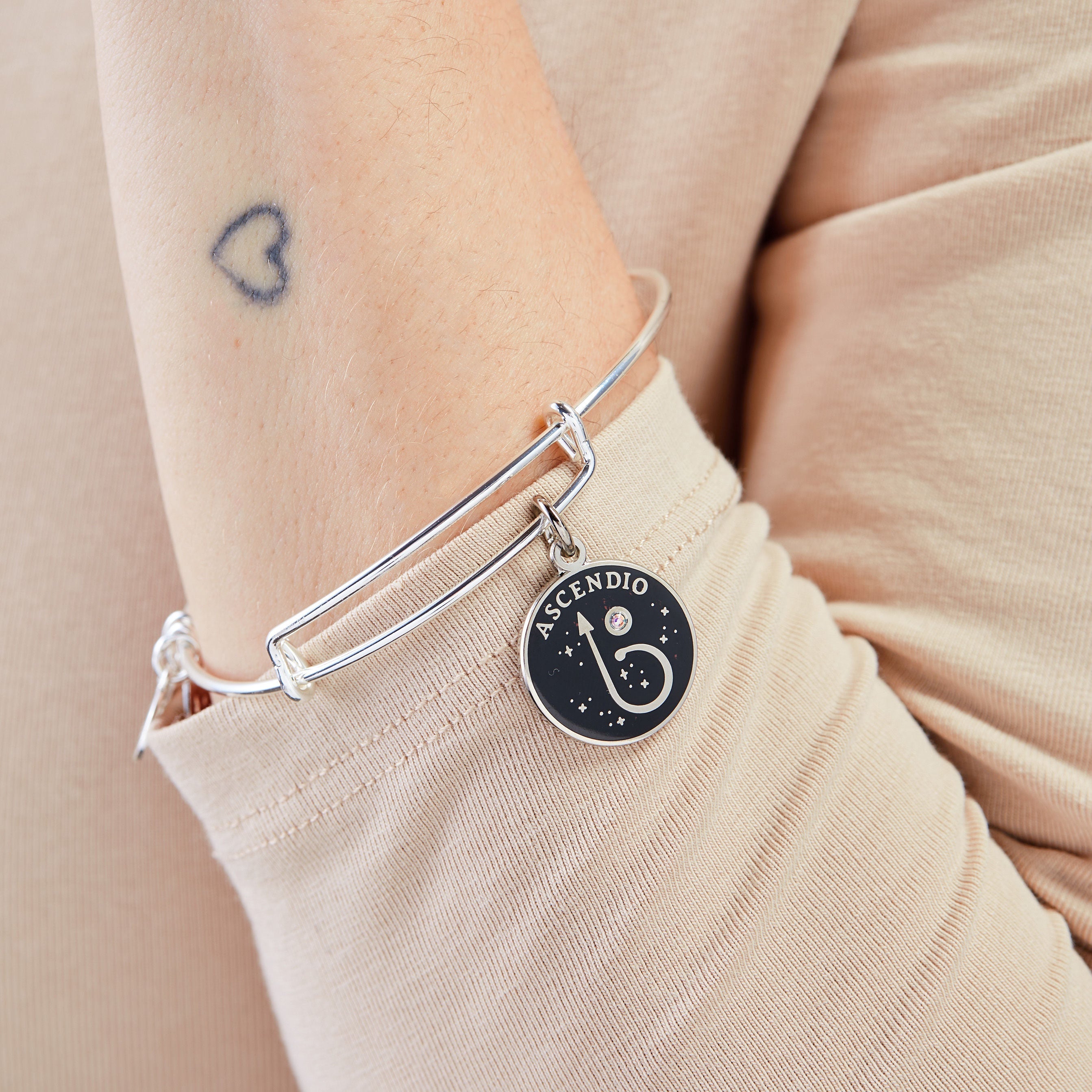 Harry Potter™ 'Ascendio' Charm Bangle Bracelet - Aaria Tees Aaria Tees