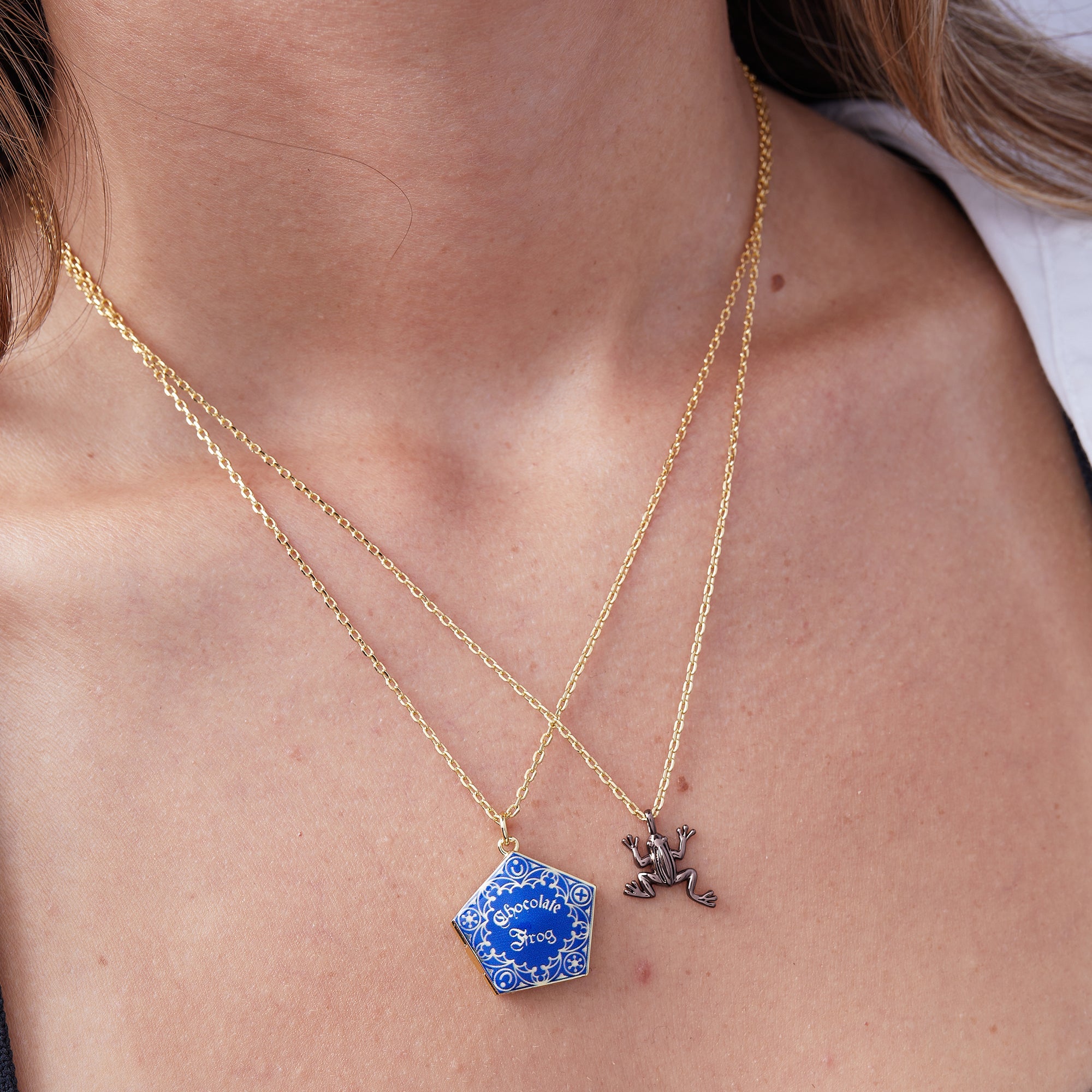 Harry Potter™ Chocolate Frog Necklace Set of 2 - Aaria Tees Aaria Tees