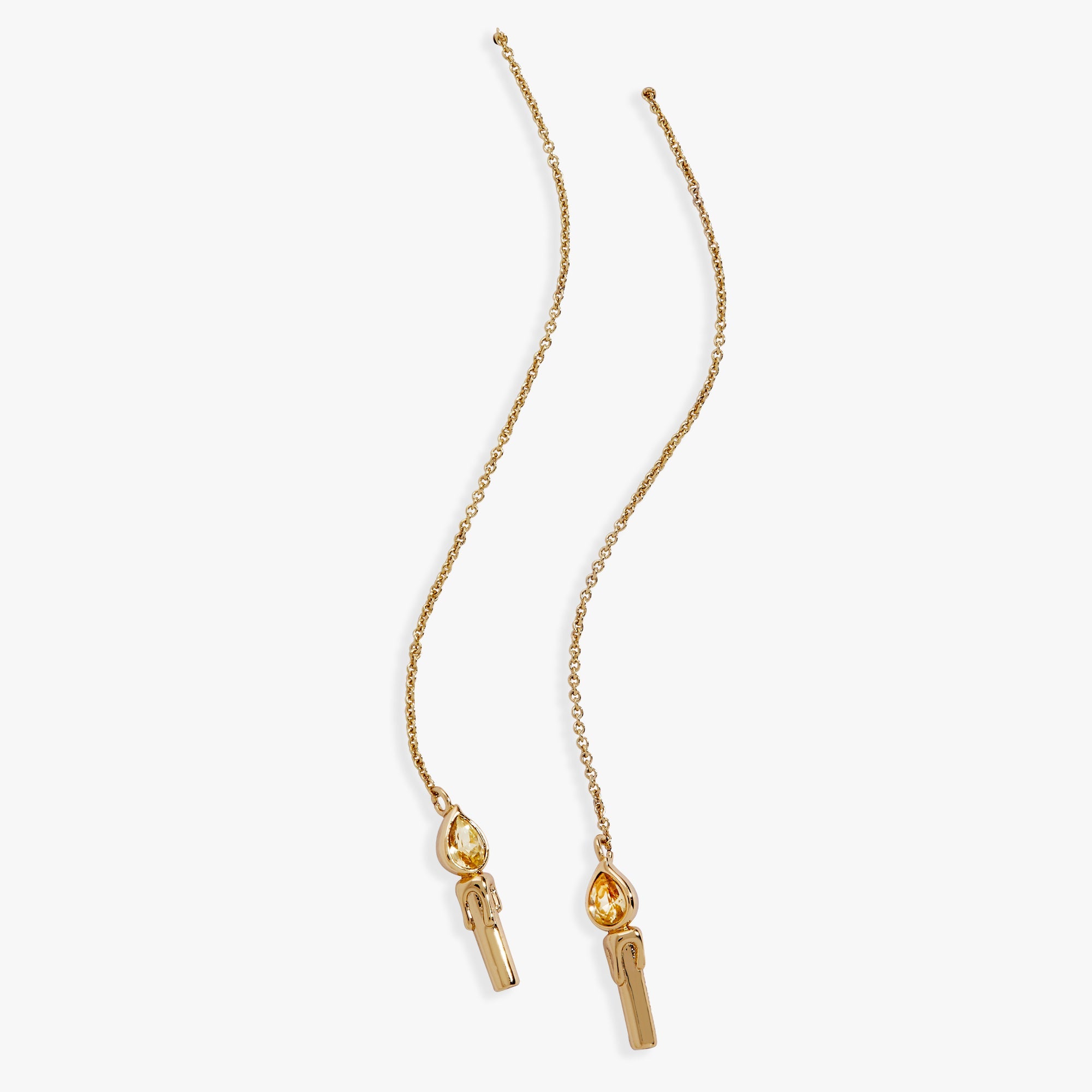 Harry Potter™ Great Hall Candle Threader Earrings - Aaria Tees Aaria Tees