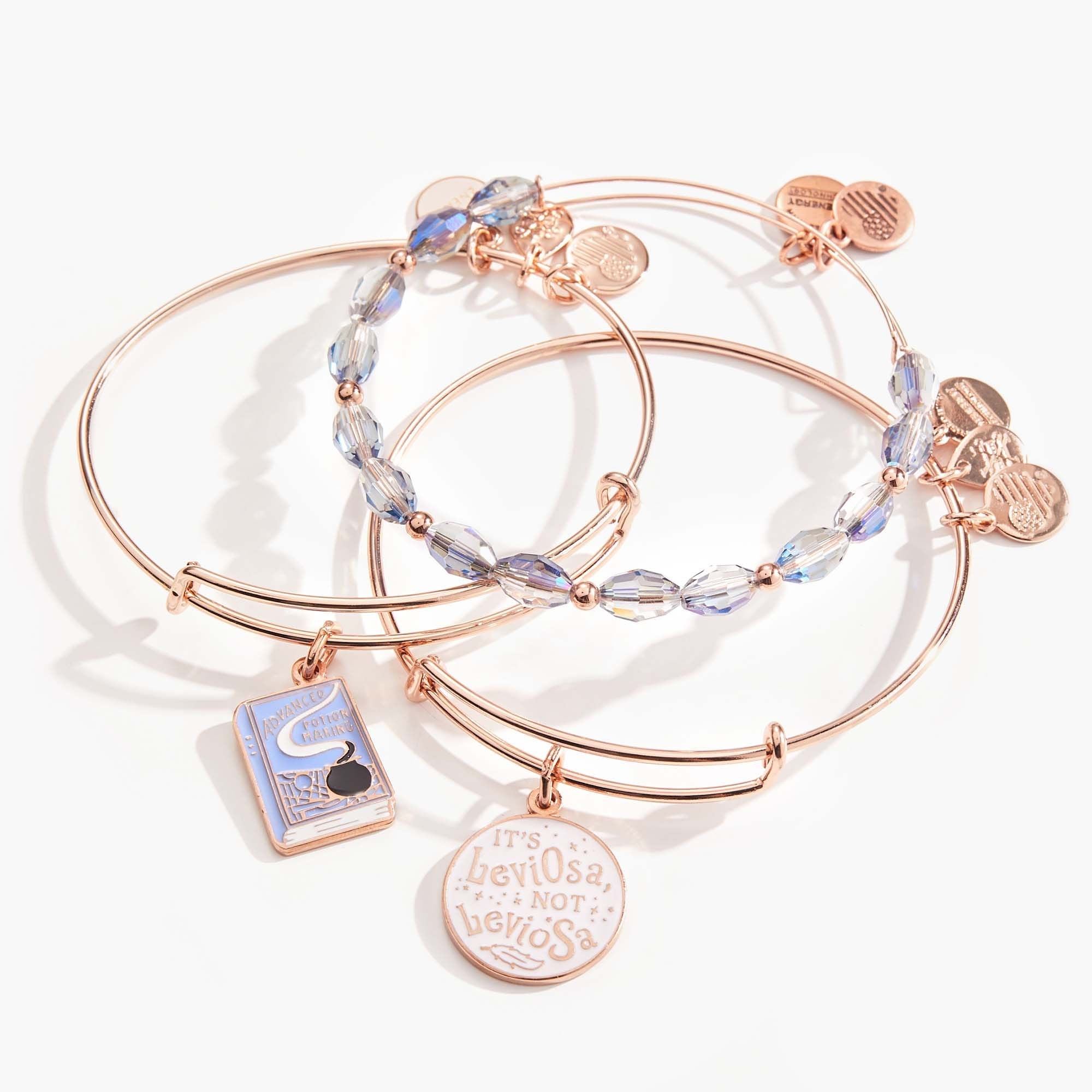 Harry Potter™ Hermione 'Leviosa' Bangle Set of 3 - Aaria Tees Aaria Tees
