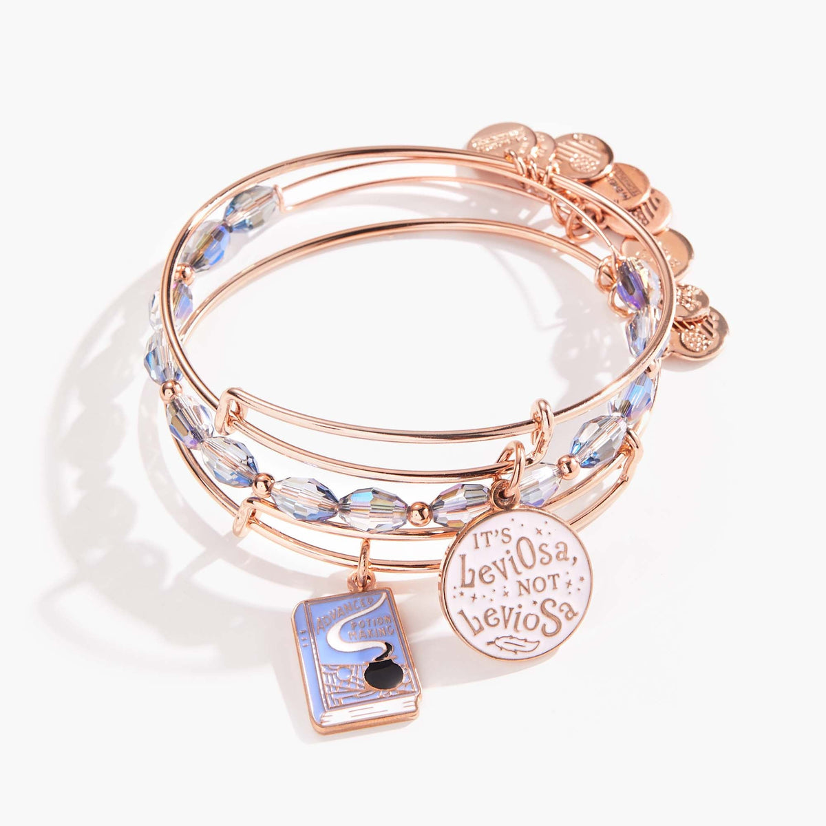 Harry Potter™ Hermione 'Leviosa' Bangle Set of 3 - Aaria Tees