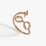 Harry Potter™ Glasses + Scar Ring Wrap - Aaria Tees Aaria Tees