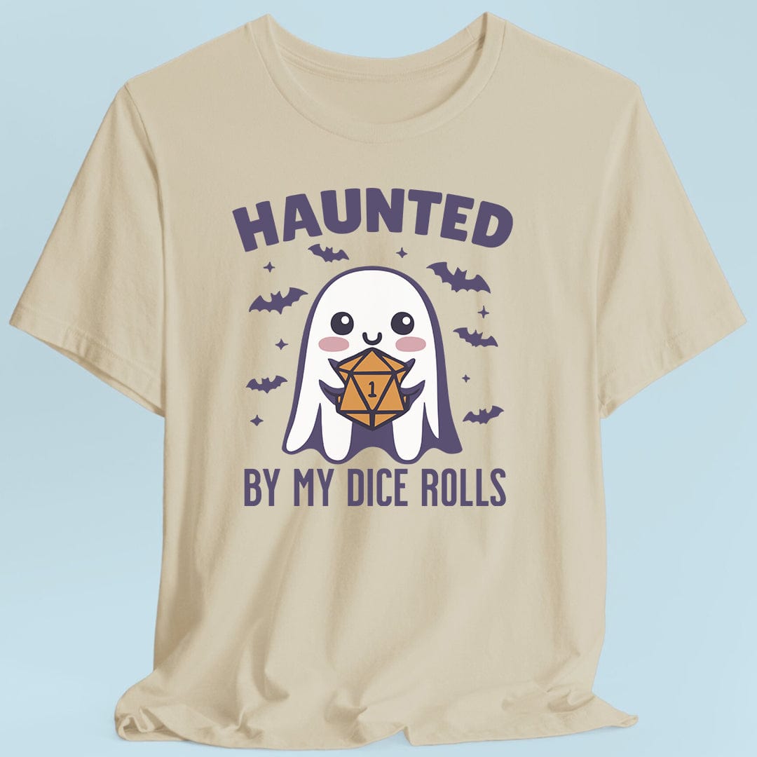 Haunted By My Dice Rolls Halloween T-Shirt - Aaria Tees Aaria Tees