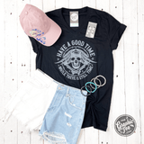 Have a Good Time While There is Still Time V-Neck Tee - Aaria Tees Aaria Tees