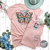 He Has Made Everything Beautiful In It's Time Short Sleeve Tee - Aaria Tees Aaria Tees