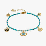 Healing Stone Charm Anklet - Aaria Tees Aaria Tees