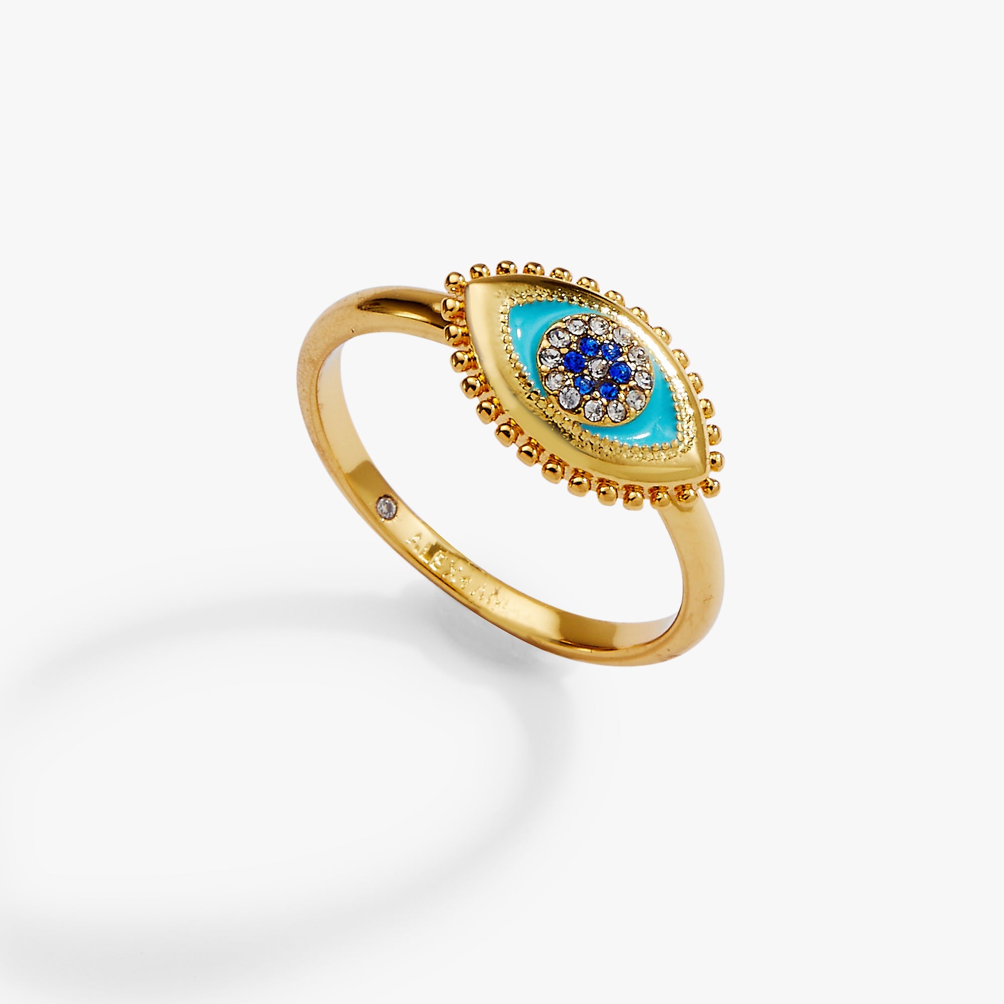 Healing Stone Evil Eye Ring - Aaria Tees Aaria Tees