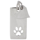 Heart & Paw Sterling Necklace - Aaria Tees Aaria Tees