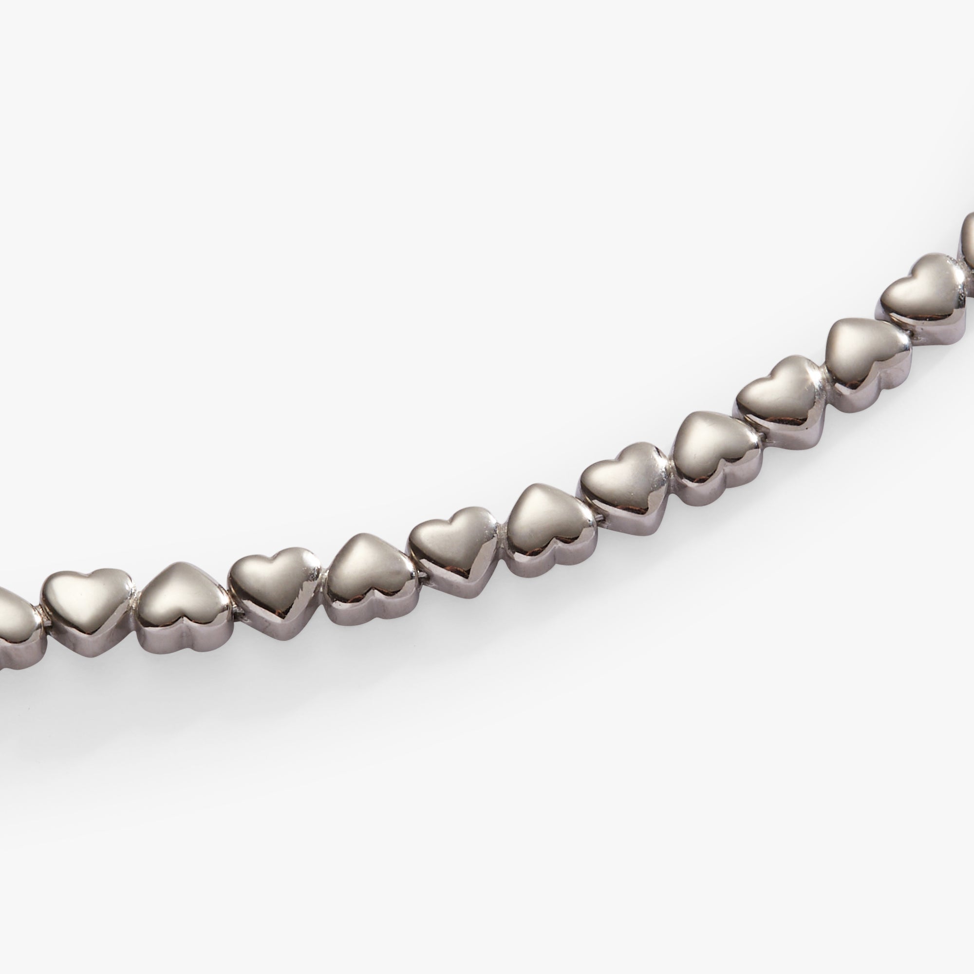 Heart Charm Tennis Bracelet - Aaria Tees Aaria Tees