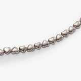 Heart Charm Tennis Bracelet - Aaria Tees Aaria Tees