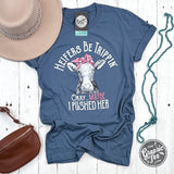 Heifers Be Trippin' Slate Short Sleeve Tee - Aaria Tees Aaria Tees