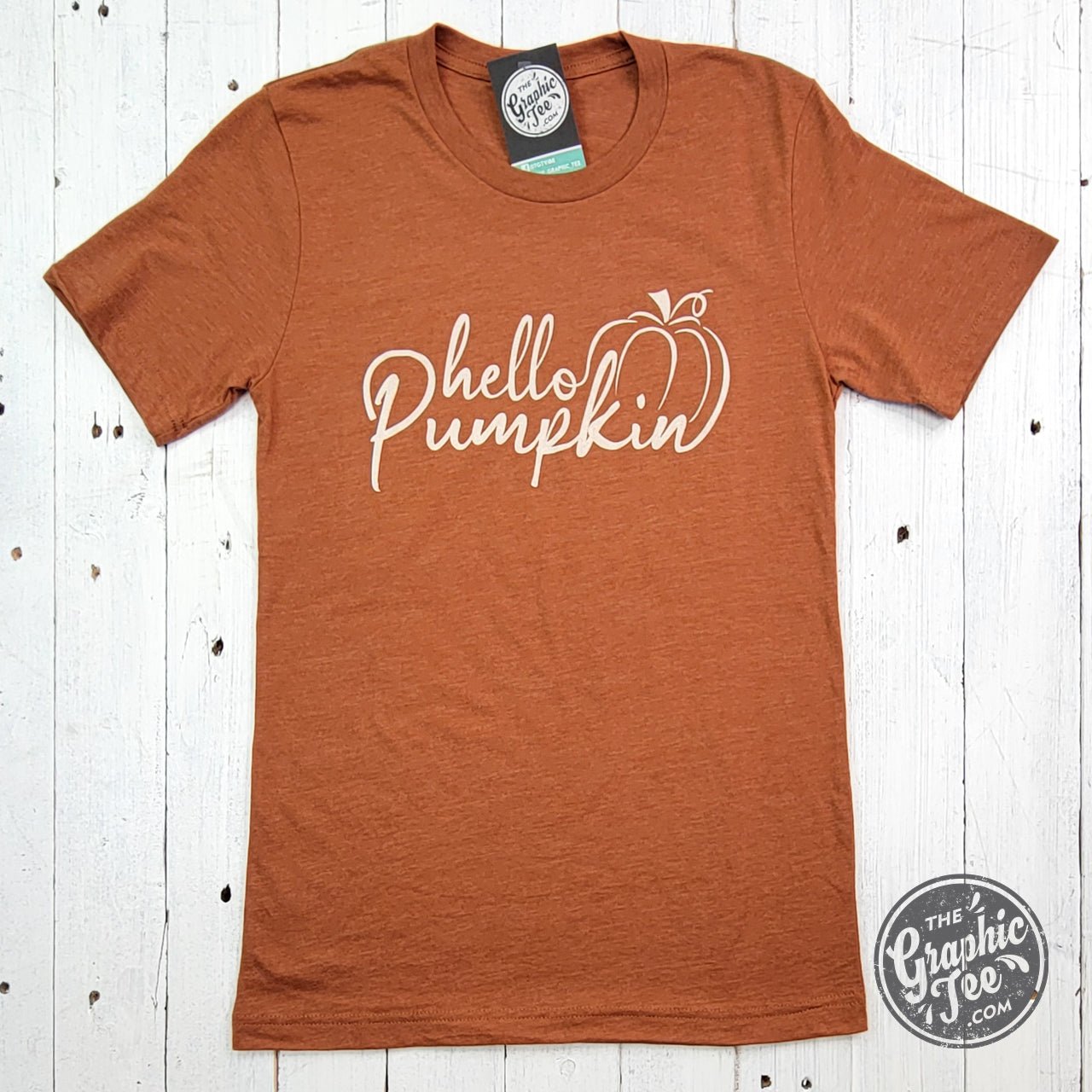 Hello Pumpkin Short Sleeve Tee - Aaria Tees Aaria Tees