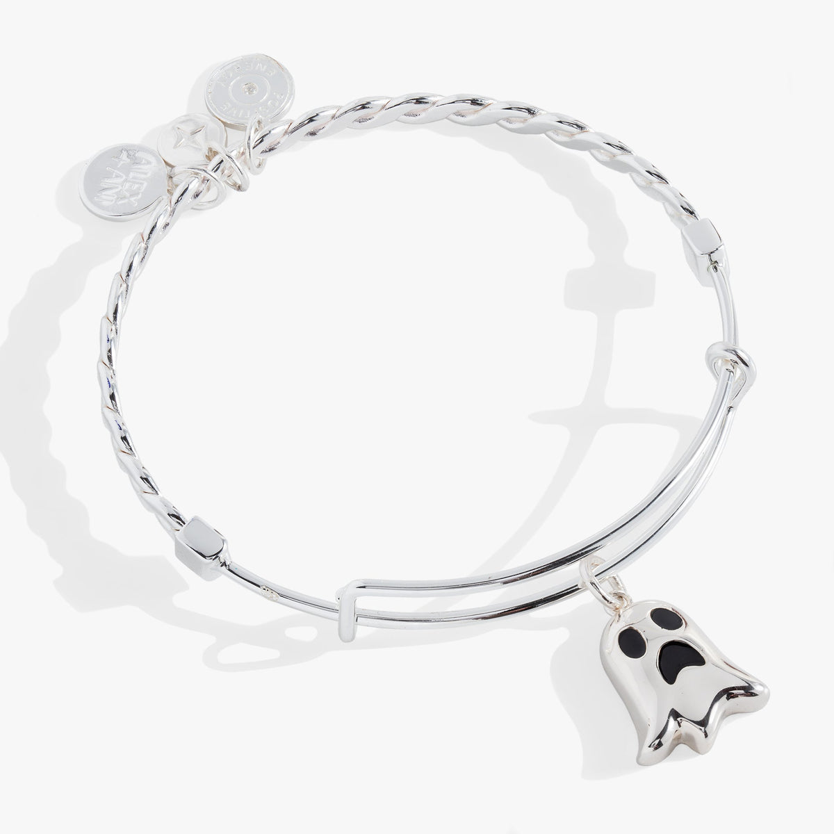 Ghost 'Only Here for the Boos' Textured Bangle - Aaria Tees