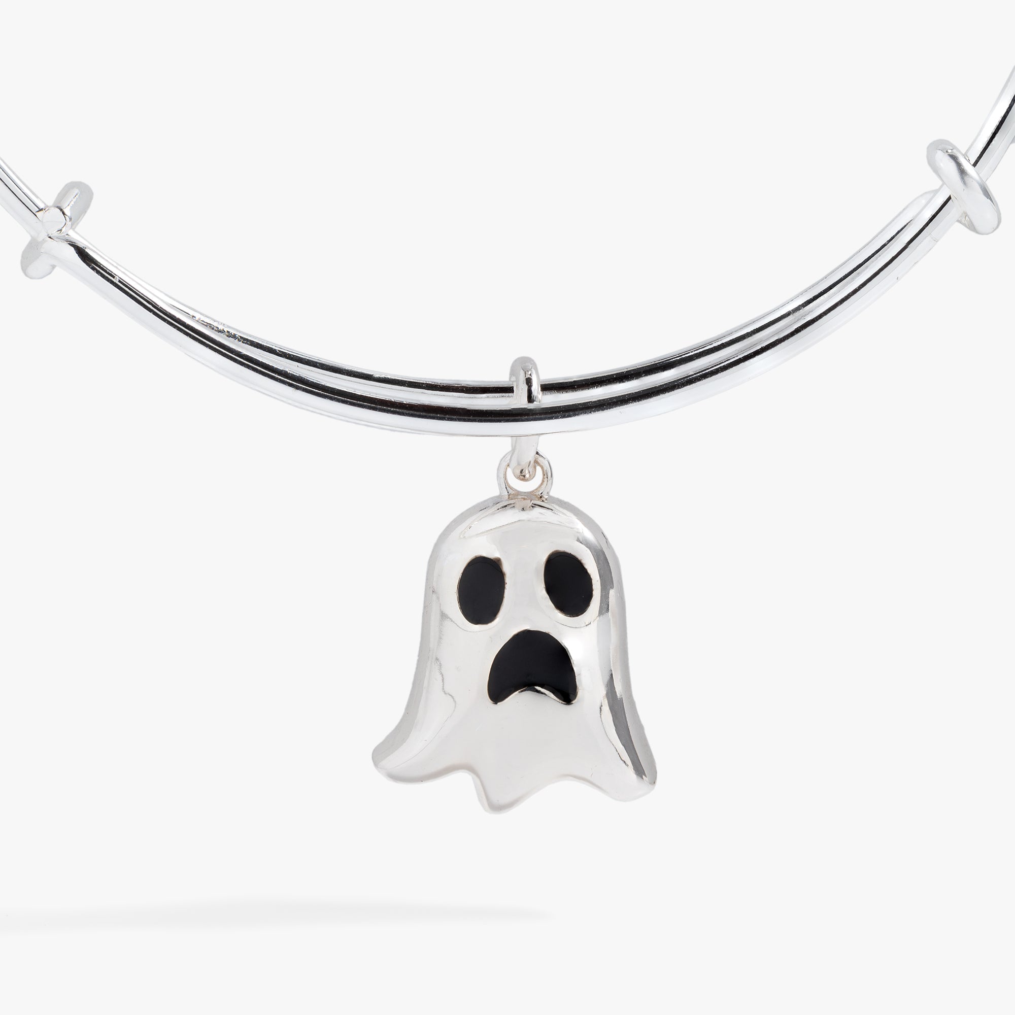 Ghost 'Only Here for the Boos' Textured Bangle - Aaria Tees Aaria Tees