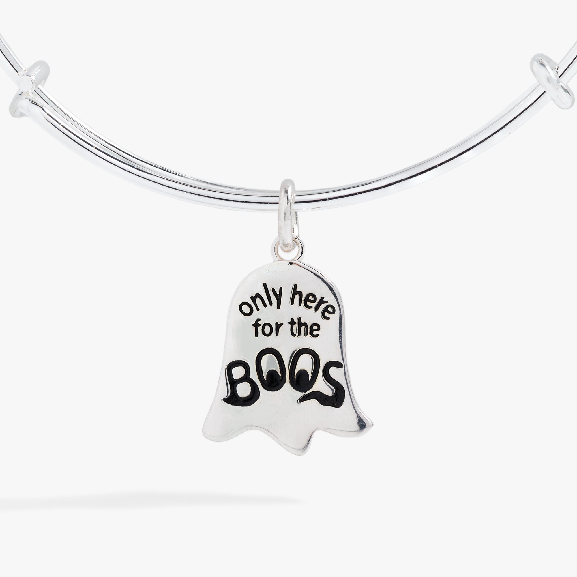 Ghost 'Only Here for the Boos' Textured Bangle - Aaria Tees Aaria Tees