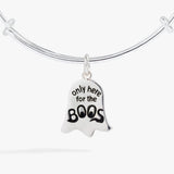Ghost 'Only Here for the Boos' Textured Bangle - Aaria Tees Aaria Tees