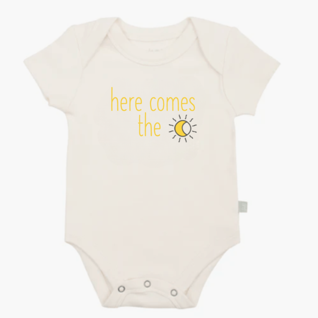 graphic bodysuit | here comes the sun - Aaria Tees