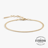 Everyday Herringbone Chain Bracelet - Aaria Tees Aaria Tees