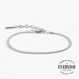 Everyday Herringbone Chain Bracelet - Aaria Tees Aaria Tees
