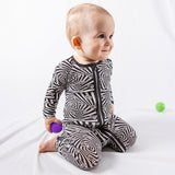 HEY! SENSORY PRINT BAMBOO ZIPPY - Aaria Tees Aaria Tees
