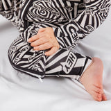 HEY! SENSORY PRINT BAMBOO ZIPPY - Aaria Tees Aaria Tees