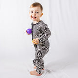 HEY! SENSORY PRINT BAMBOO ZIPPY - Aaria Tees Aaria Tees