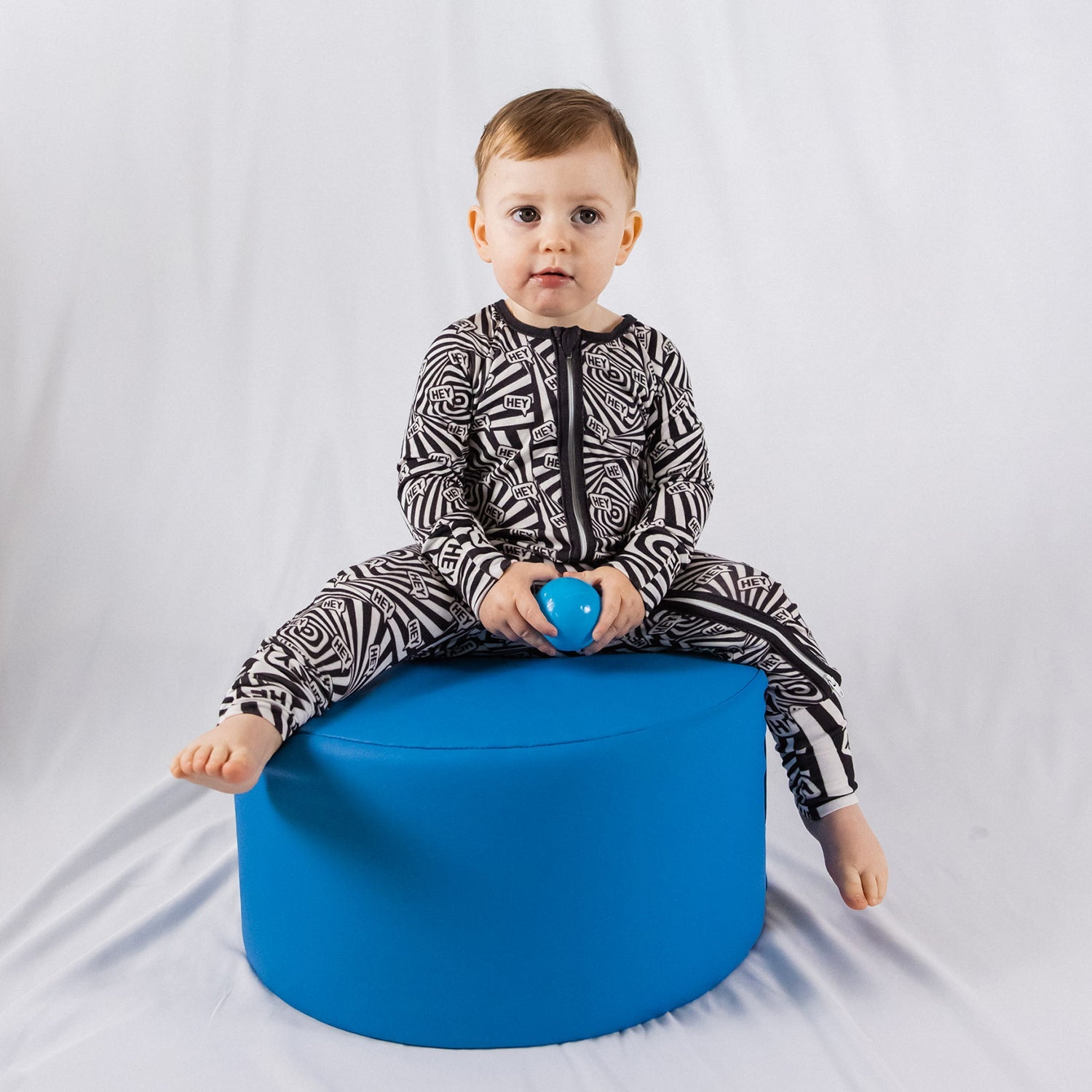 HEY! SENSORY PRINT BAMBOO ZIPPY - Aaria Tees Aaria Tees