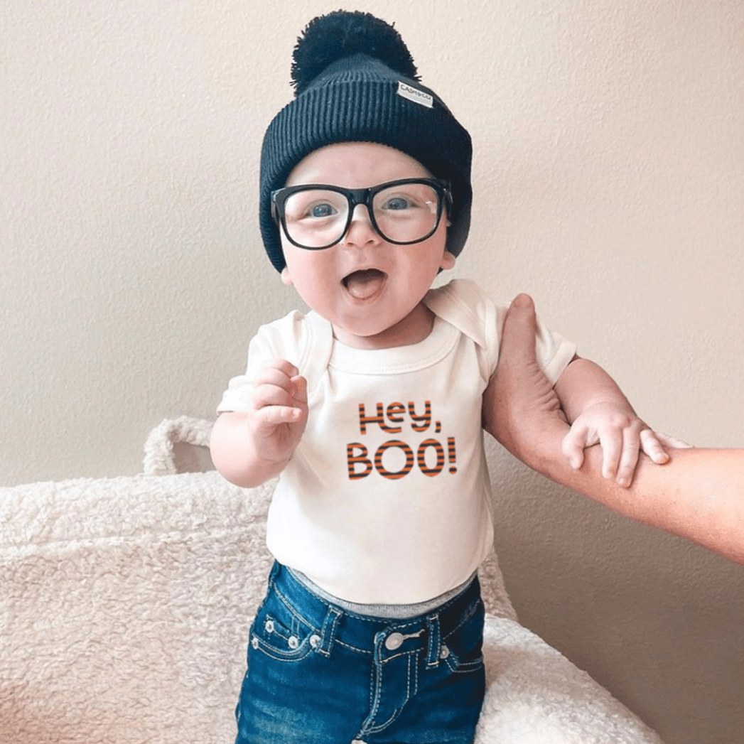 graphic bodysuit | hey boo - Aaria Tees Aaria Tees