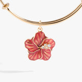 Hibiscus Charm Bangle - Aaria Tees Aaria Tees