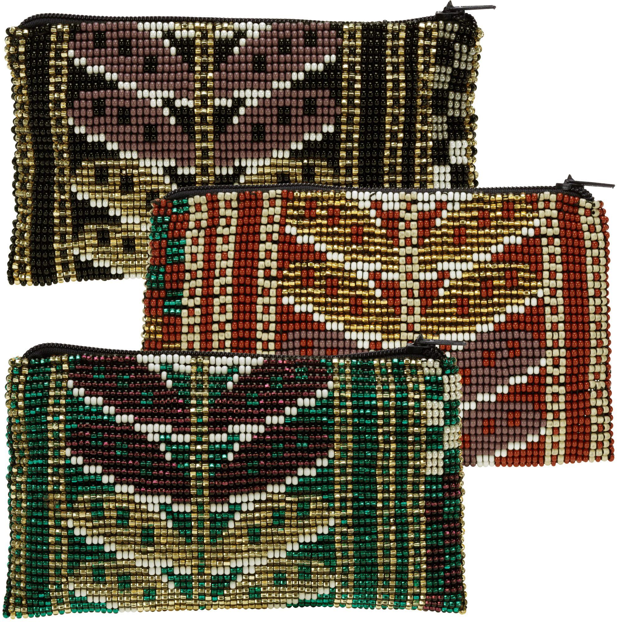 Highlands Botanical Beaded Coin Purse - Aaria Tees Aaria Tees