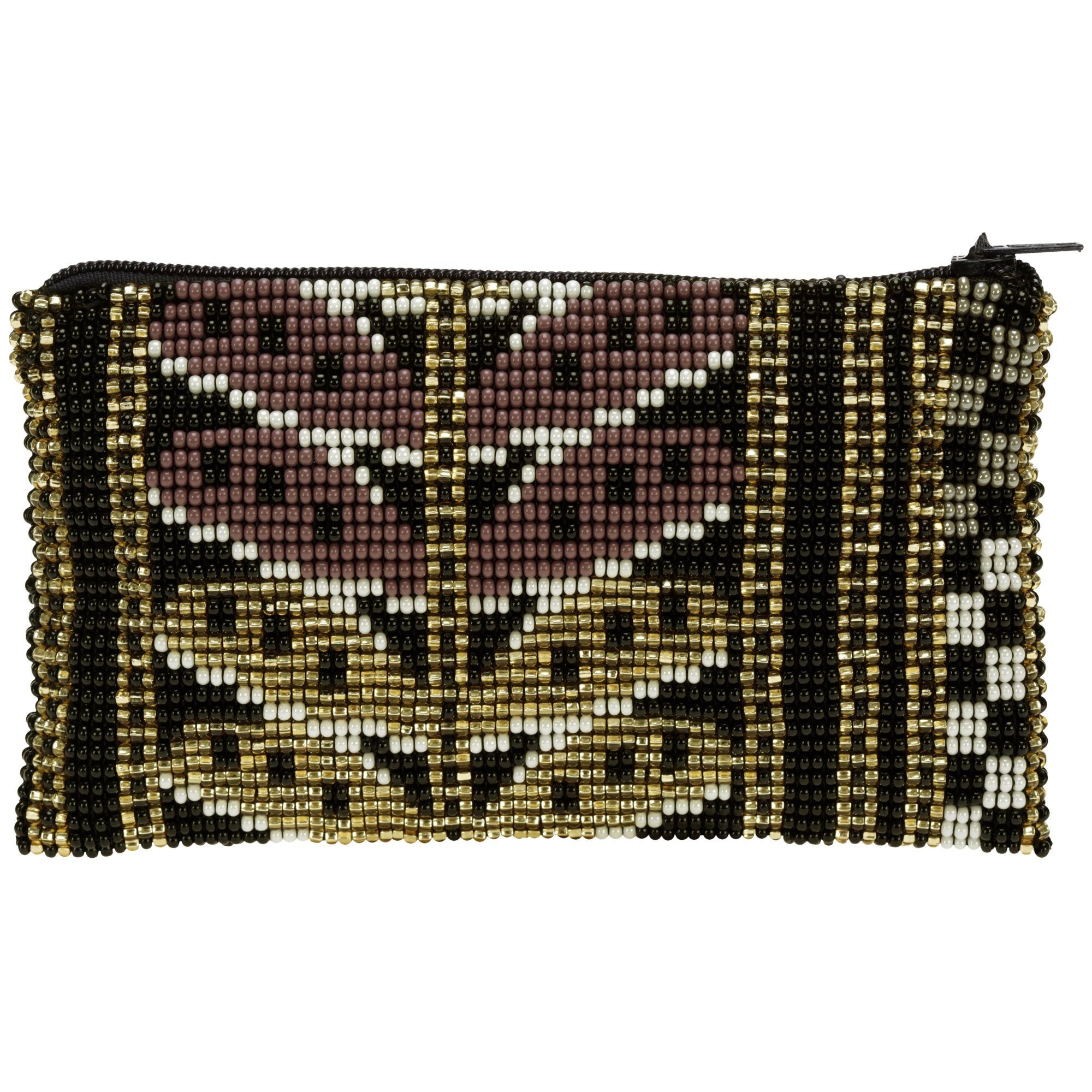 Highlands Botanical Beaded Coin Purse - Aaria Tees Aaria Tees