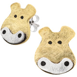 Hippo Post Earrings - Aaria Tees Aaria Tees
