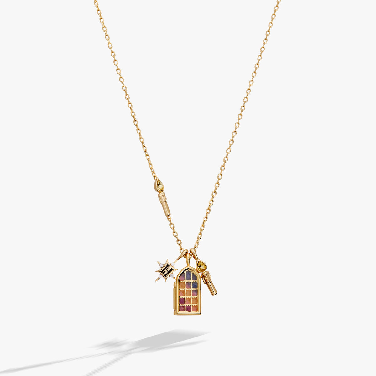 Harry Potter™ Hogwarts Great Hall Cluster Charm Necklace - Aaria Tees