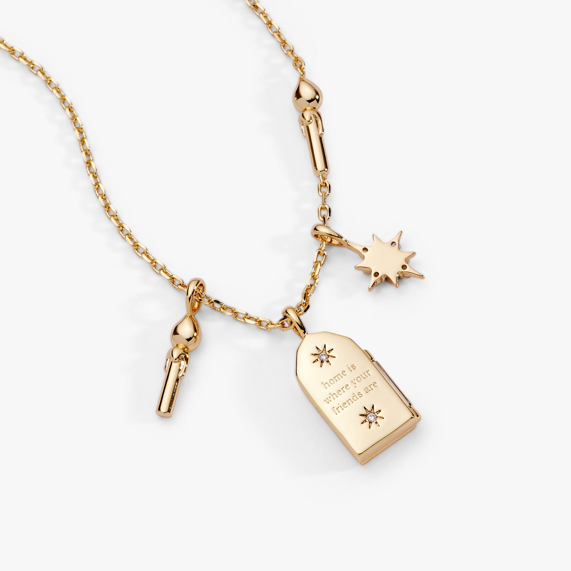 Harry Potter™ Hogwarts Great Hall Cluster Charm Necklace - Aaria Tees Aaria Tees