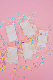 Holly Medium Hoop Earrings - Champagne Sparkle - Aaria Tees Aaria Tees