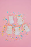 Holly Medium Hoop Earrings - Champagne Sparkle - Aaria Tees Aaria Tees