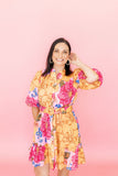 Holly Medium Hoop Earrings - Champagne Sparkle - Aaria Tees Aaria Tees