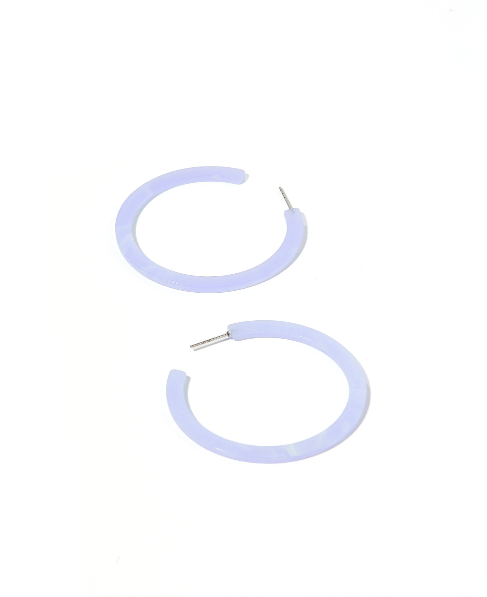 Holly Medium Hoop Earrings - Lavender Haze - Aaria Tees Aaria Tees