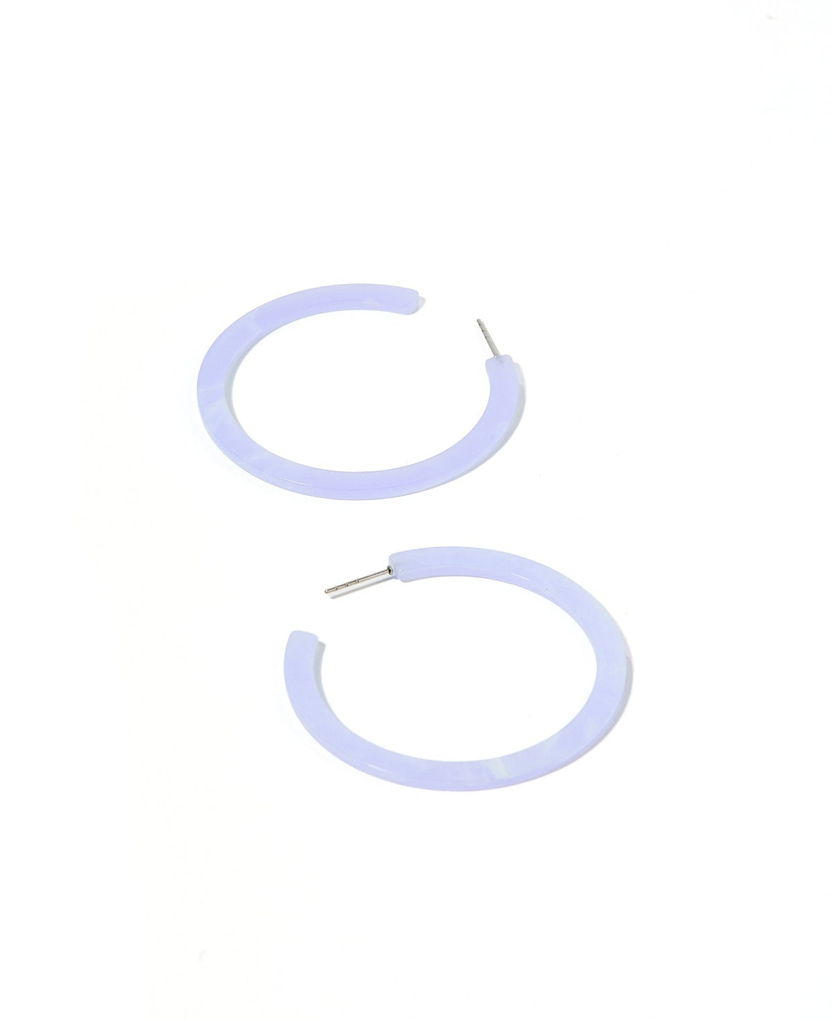 Holly Medium Hoop Earrings - Lavender Haze - Aaria Tees