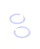 Holly Medium Hoop Earrings - Lavender Haze - Aaria Tees Aaria Tees