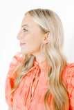 Holly Medium Hoop Earrings - Lavender Haze - Aaria Tees Aaria Tees