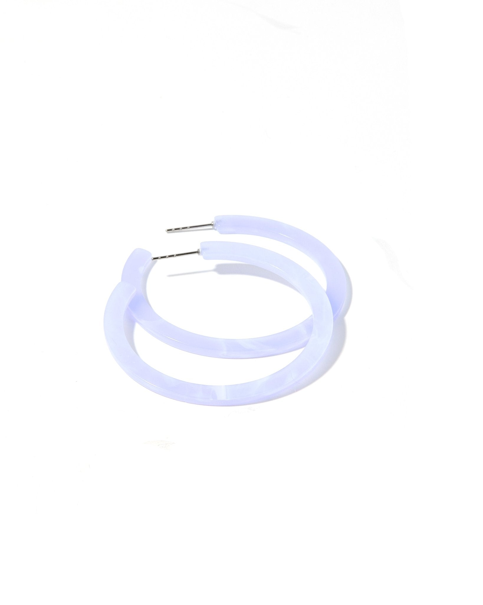 Holly Medium Hoop Earrings - Lavender Haze - Aaria Tees Aaria Tees