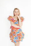 Holly Medium Hoop Earrings - Pink Party Punch - Aaria Tees Aaria Tees