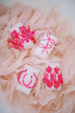 Holly Medium Hoop Earrings - Pink Party Punch - Aaria Tees Aaria Tees