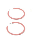 Holly Mega Hoop Earrings - Dusty Pink - Aaria Tees Aaria Tees