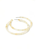 Holly Mega Hoop Earrings - Gold Confetti - Aaria Tees Aaria Tees