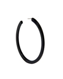 Holly Mega Hoop Earrings - True Black - Aaria Tees Aaria Tees