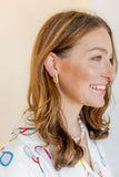 Holly Mini Hoop Earrings - Buttercup Yellow - Aaria Tees Aaria Tees